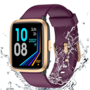 Dakofied Smart Watch (Answer/Make Calls), 1.85" Smart Watches for Women Men Fitness Tracker with 100+ Sport Modes Sleep Tracker Heart Rate Monitor Watch for iPhone/Android Phones Waterproof Purple