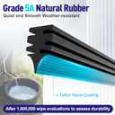 AJK Wiper Blades for Chevrolet Silverado 2019 2020 2021 2022 2023 2024, 2 Piece All Weather OEM Quality Automotive Replacement Windshield Wiper Blades for My Car