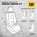 Cat MeshFlex Automotive Seat Covers for Cars Trucks and SUVs (Set of 2) Beige Car Seat Covers for Front Seats, Truck Seat Protectors with Comfortable Mesh Back, Auto Interior Covers