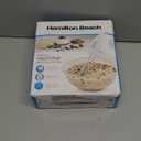 Hamilton Beach 6-Speed Electric Hand Mixer with Whisk, Traditional Beaters, Snap-On Storage Case, 250 Watts, White