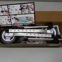 Nasjac Dog Wheelchair for Back Legs - Lightweight Portable Wheelchair with Reflective Stripes, Adjustable Pet Wheelchair Cart for Senior, Arthritis, Paralyzed, Injured, or Disabled Dogs (Black, S)