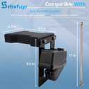 Advanced Automatic Pool Water Level Regulator, 2''-9'' Levelr Height, Stainless Steel Frame with Stainless Steel Braided Hose, Suitable for bathtubs, Swimming Pools, and Ponds.