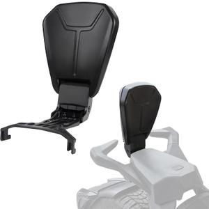 Foldable Passenger Backrest for Can Am Ryker, 12-inch Heightening Passenger Back Rest Kit with Cast Aluminum for Can-Am Ryker 900 600 & Ryker Rally Sport All Models Accessories (Replace #219400843)
