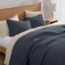WRENSONGE Blue Grey California/Oversized King Size Quilt Bedding Set with 2 Pillow Shams -3 Pieces Lightweight Soft Bedspreads Coverlet for All Season