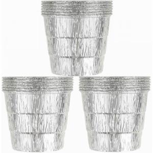 Firsgrill Grease Liners Replacment Traeger, Z Grill, Green Mountain Pellet Wood Smoker (15, Liners) (Siliver)