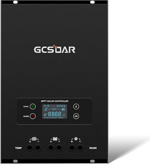 60A MPPT Solar Charge Controller, 12V Automatic Maximum PV 150V Charge Controller for Gel Sealed Immersion AGM and Lithium Ion Batteries