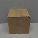 Threehoney Wood Tissue Box Cover Square Beach Farmhouse Bathroom Accessories Conch Starfish White Tissue Box Holder with Slide Out Bottom Rustic Ocean Room Decor Coastal Napkin Holder