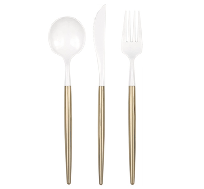 Unique Party Plastic Cutlery 12 CT