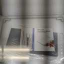 Glass Cutting Board,16"x12" Non-Toxic Tempered Glass Chopping Board for Kitchen with Non-Slip Feet, House Warming Gift for New Home, Gifts for Women, Christmas Gift for Mom (White-Glossy Finish)