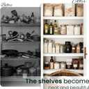 Wire Shelf Covers, 36" W X 12" D, 4 Pack, Wood Covers for Wire Shelves | No Assembly Required, Waterproof, Sturdy for Pantry and Wire Racks Organization, Sleek & Neat Appearance, Easy to Clean, 36x12 in