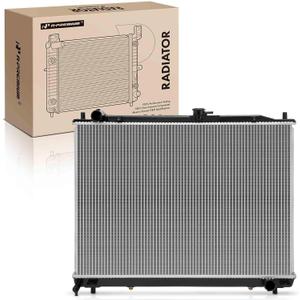 A-Premium Engine Coolant Radiator Assembly with Transmission Oil Cooler Compatible with Mitsubishi Montero 2003 2004 2005 2006 3.8L