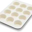 GreenPan Bakewell 12-Cup Muffin Pan, Healthy Ceramic Nonstick Bakeware, PFAS-Free Cupcake Mold, Durable Baking Tray, Versatile Kitchen Essentials, Easy Clean Ovenware, Black