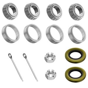 Front Wheel Bearing Hub Rebuild Kit for Club Car DS, Carryall, OEM#1013135,1011393 (2 Set)
