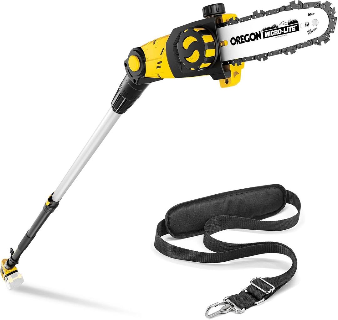8-Inch Cordless Pole Saw Compatible with DeWalt 20V Max Bare Tool