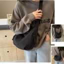 Crescent Crossbody Bags for Women, Hobo Shoulder Bag Half Moon Bag, Large Capacity Crossbody Bag for Travel, Work