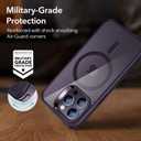 ESR for iPhone 14 Pro Max Case, Compatible with MagSafe, Shockproof Military-Grade Protection, Scratch-Resistant Back, Magnetic Phone Case for iPhone 14 Pro Max, Classic Hybrid Case, Clear Purple