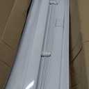 HESTIA No Drill Roman Shades for Indoor Windows, White, 30.5" W x 64" H