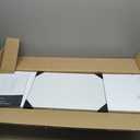 Nightstand, 4 Drawer Dresser End Table Bedside Furniture with Wooden Top Steel Frame Fabric Bins for Bedroom, Closet, Entryway, Dorm, Living Room, White