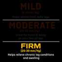 FUTURO Dress Socks for Men, Medium, Black, Firm (20-30 mm/Hg)