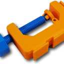1/64 Scale Track C Clamp, Orange, Compatible with Hot Wheels & Matchbox
