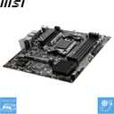 MSI PRO B650M-P V1 Motherboard, Micro-ATX - Supports AMD Ryzen 9000/8000 / 7000 Series Processors, AM5 - DDR5 Memory Boost 6000+MHz/OC, 1 x PCIe 4.0 x16, 2 x M.2 Gen4, 2.5G LAN