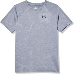 Under Armour Boys' Tech Jacquard 2.0 Short Sleeve T Shirt, XS