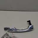 Rear Left Door Handle w/End Cap Cover, Compatible with Kia Sorento 2016-2020, Chrome Exterior Rear Left Driver Side Door Handle, Replace# 82651-C5010, 83652-C5010, Outside Outer Left Door Part