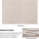 6x9 Area Rug for Living Room, Beige Throw Carpet for Bedroom | Soft Fluffy Washable Modern Floral Indoor Floor Mat, Non Slip Shaggy Boho Nursery Rug for Dining Room, Office and Dorm