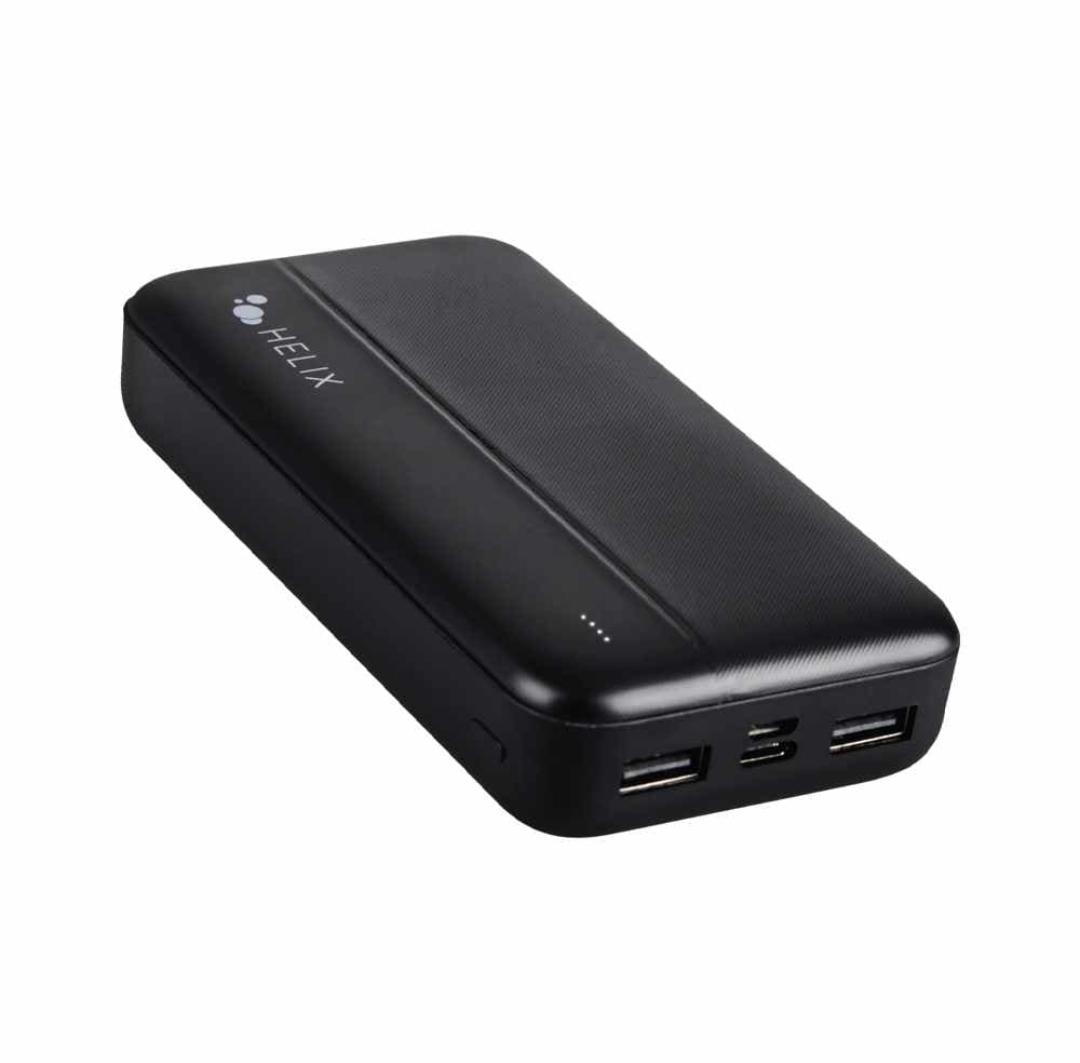 TurboVolt+ 16000 mAh Power Bank with USB-A and USB-C Ports Black