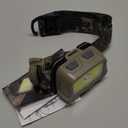 EverBrite Headlamp, 300 Lumens Head Lamp for Adults, 7 Modes with White/Red/Green Light, 30Adjustable LED Headlight for Camping, Running, Hunting, 3 AAA Batteries Included