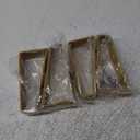 Osring 6 Inch Trapezoid Furniture Legs 4pcs, Solid Steel Furniture Hairpin Leg for Side Table, TV Stand and Cabinet, Gold