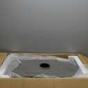 Sarlai 36 Inch Undermount Kitchen Sink Workstation Single Bowl 16 Gauge Stainless Steel Under Counter Kitchen Sinks Large Basin with Round Corners 36x19x10 In