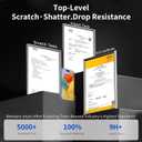 UNBREAK Recyclable for iPhone 16 Pro Max Screen Protector [Eco-Friendly][Military Grade] Flexible Tempered Glass Film 16 ProMax Dust-Free,Full Edge Coverage, 6.9" 2 Pack