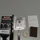 Wheel Scratch Fix Silver Touch Up Paint for Cars - DIY Alloy Wheel Repair Kit, Curb Rash Remover with Fast-Drying Pen - Long-Lasting OEM Finish Car Rim Paint for Scuffs and Chips at Home (Light Silver)