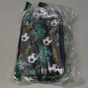 Vipdeal Kids Toiletry Bag for Boys, Travel Toiletry Bag for Little Young Boys Waterproof Hanging Wash Bag Toddler Traveling Toiletries, Soccer Balls Black