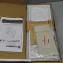 Forbena White 2 Tier Bathroom Organizer Countertop, Small Counter Top Organizer for Bathroom Decor, Modern Kitchen Counter Shelf for Snack, Vanity Makeup Organizers and Storage Tray for Bedroom