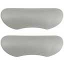 XQK 2 Pcs 77444 Grey Pillow Compatible with Hot Springs Hot Spot Rhythm Tempo TX SX & Relay Modles 2015-2019, Fits Hot Spot Hot Tub Spa Pillow Dimensions: 11.2" L x 4" W