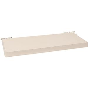 AAAAAcessories Outdoor Bench Cushion, Waterproof, Fade-Resistant Patio Furniture Replacement Cushions, 45" x 18" x 3", Beige, 2 Pillows