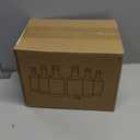 Mfacoy Set of 6 Glass Bottles, 12 oz Clear Liquor Bottles, Heavy Base Glass Bottle with T-Top Cap, Vodka Bottle for Wine Beverages Drinks Oil Vinegar Kombucha Beer with Cork Stopper Airtight Lid