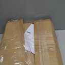 Nintiue Upgraded Modern Arc Dimmable Tall Standing Floor Lamp with Linen Shade, 1200 Lumens LED Bulb Included, for Living & Reading Room, Bedroom, Office & Nursery, Gold