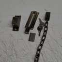 Prime-Line U 9914 Steel, Antique Brass, Keyed Chain Door Guard (Single Pack)