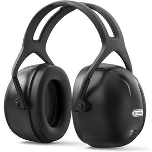 Dr.meter Noise Cancelling Headphones, SNR 35dB Noise Reduction Ear Muffs Safty Earmuffs, Ear Protection for Range Yard Work Mowing Construction Workshop with Noise