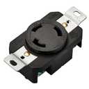 PLUGTUL NEMA L5-30R Flush Mounting Locking Receptacle, Industrial Grade, 30 Amp, 125 Volt, UL Listed