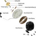 JMCHstore Pull Start Recoil Starter Assembly for Generac GP3600 GP3250 Generator, 196cc 208cc 212cc Gasoline Engine, Gas Pressure Washer 2900 3600 3100 2500 PSI Speedwash, 0J08071SRV 0J08074SRV