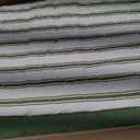 Martha Stewart - Twin Quilt Set, 100% Soft & Breathable Bedding with a Lightweight Feel for Year Round Comfort, 2 Piece Bed Set with Matching Pillowcase (Ticking Stripe Green)