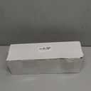 AOZITA 8 Pack Acrylic Qtip Holder Dispenser with Lids & Labels, Cotton Swab, Ball, Round Pads, Floss Picks Storage Canister - Clear Plastic Apothecary Jar for Bathroom Vanity Makeup Organizer