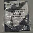 Soulchen 12 ft Skeleton Outfit Accessories Halloween Skeleton Outfit Set, Black Skirt Giant Sized Clothing for 12 ft Halloween Garden Outdoor Decor(Wig not Included)