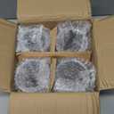 Homestead Choice 16oz Insulated Tumblers Plastic Keeps Drinks Cold & Hot, 4pack Double Walled Clear Insulated Drinking Glasses Cup, BPA-Free, Reusable, Camping, Travel, Kitchen, Party