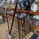 VEVOR Shopping Cart, Folding Grocery Utility Cart with Dual Baskets, Waterproof Liner & Wheels, 100 LBS Large Load Capacity, Heavy Duty Laundry Basket for Laundry, Shopping, Camping, Grocery, Luggage