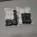 2 x Cord Organizer for Kitchen Appliances, 6 Pack Appliance Cord Organizer Stick On, Cord Wrapper, Cord Holder, Cord Keeper, Kitchen Gadgets for Pressure Cooker, Kitchenaid Mixer, Coffee Maker (3*Black+3*White)